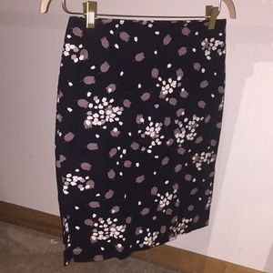 Black, pattern skirt